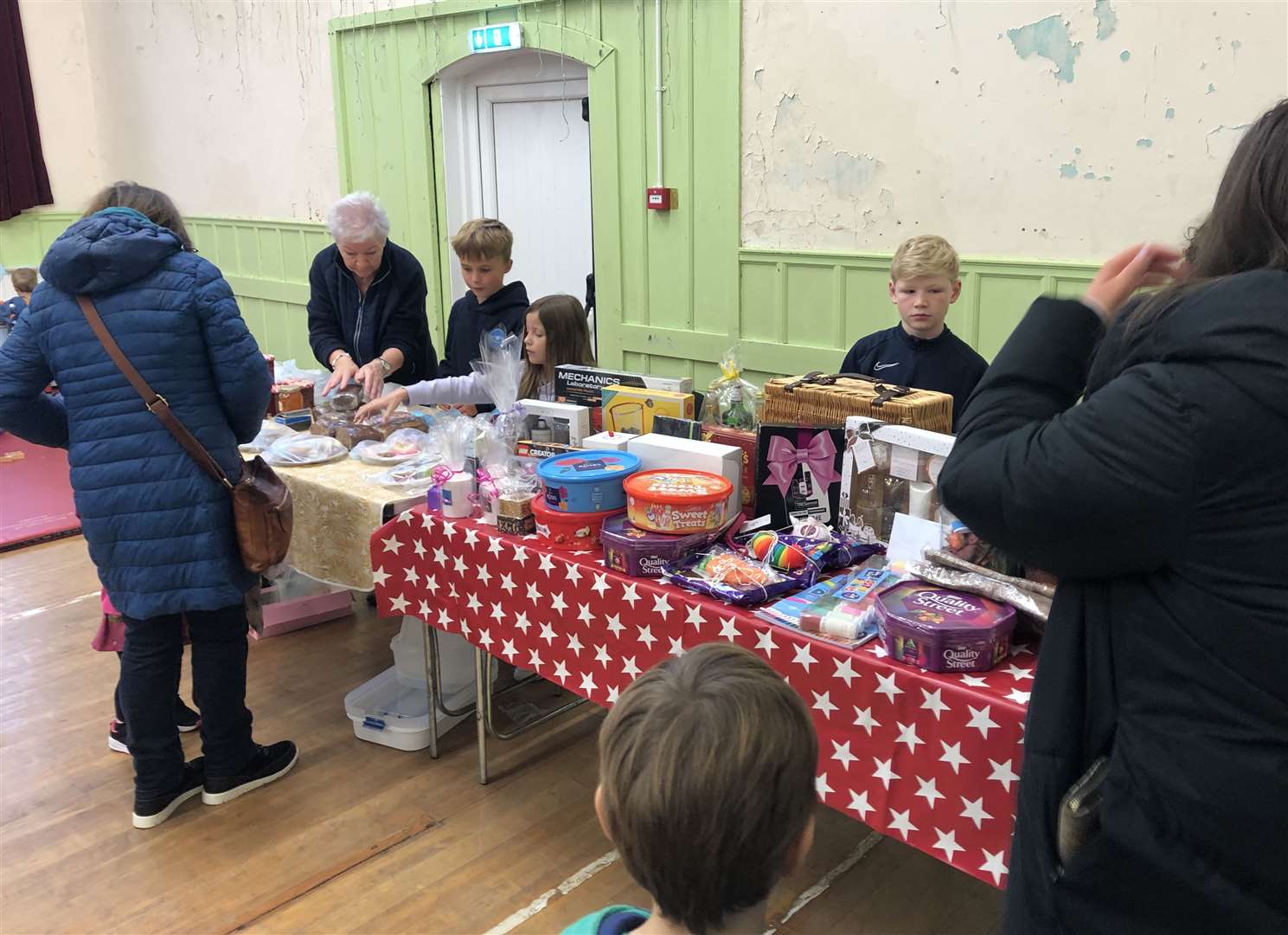 A raffle had more than 20 prizes, while home-baking treats were on sale.