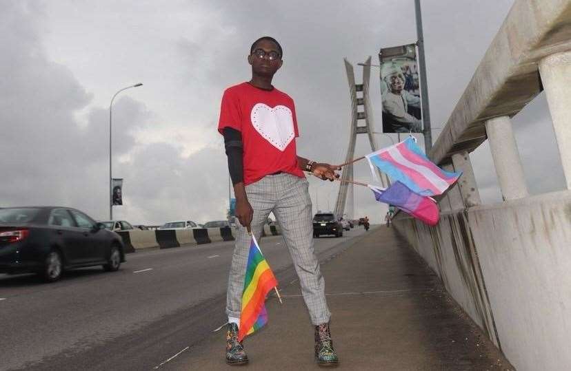 While he lived in Nigeria, Mr Mordi was an LGBT+ rights campaigner who organised a series of protests (Joel Mordi/PA)