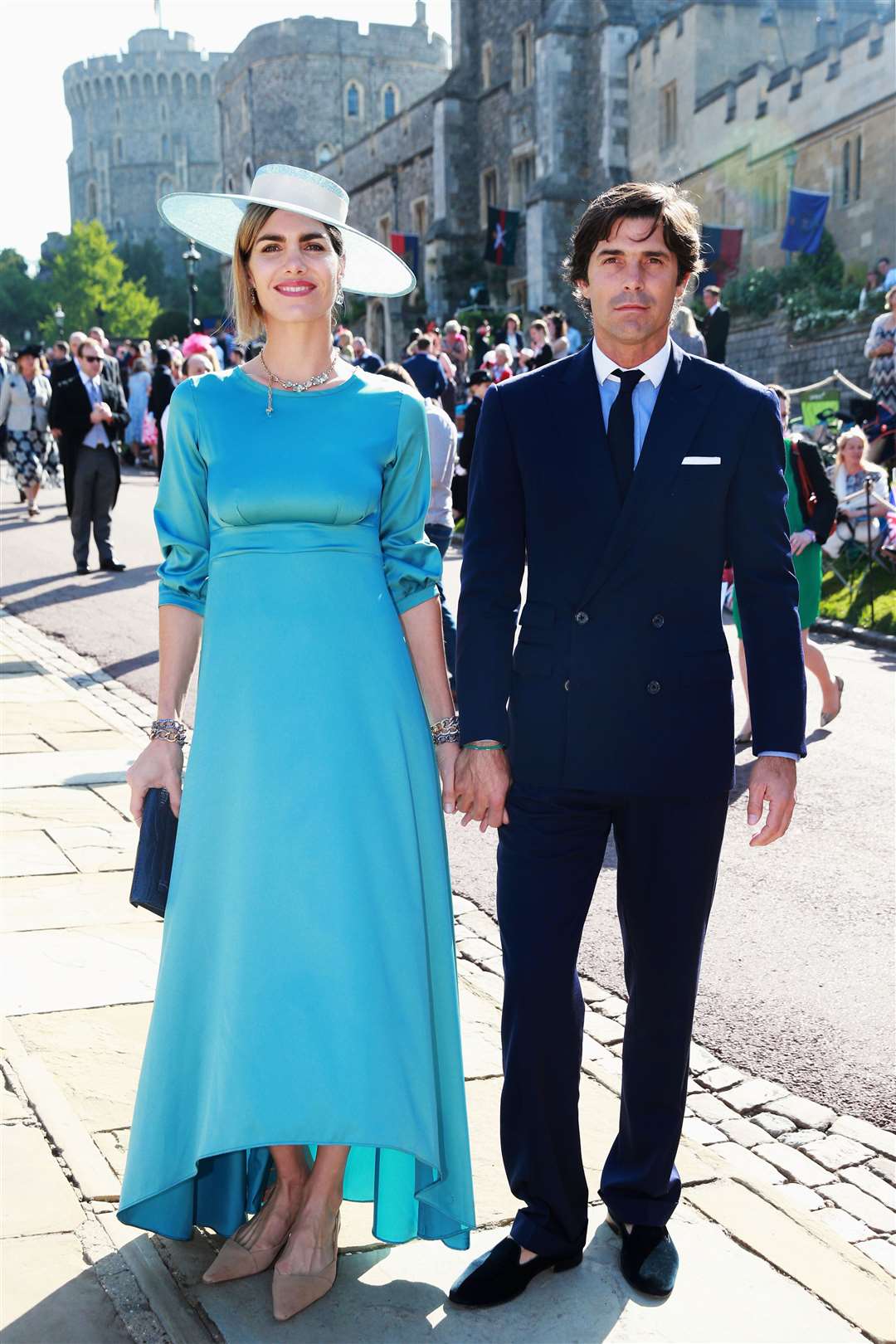 Nacho Figueras and his wife Delfina Blaquier at Harry and Meghan’s wedding (Chris Jackson/PA)