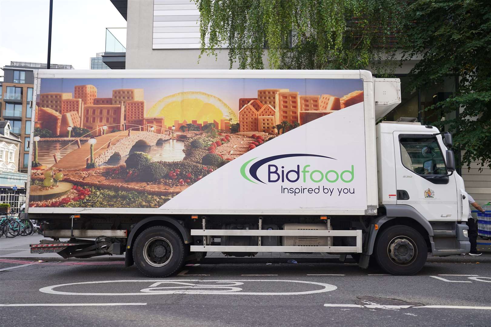 Police believe Khalife escaped by strapping himself to the underside of a BidFood lorry (Lucy North/PA)