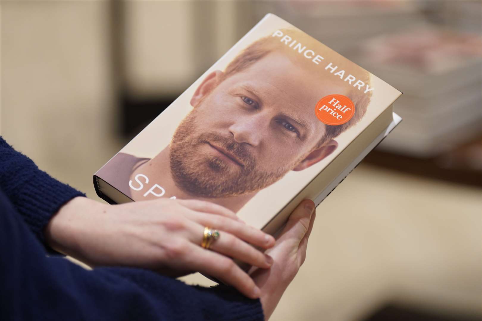 The autobiography of the Duke of Sussex, titled Spare (James Manning/PA)