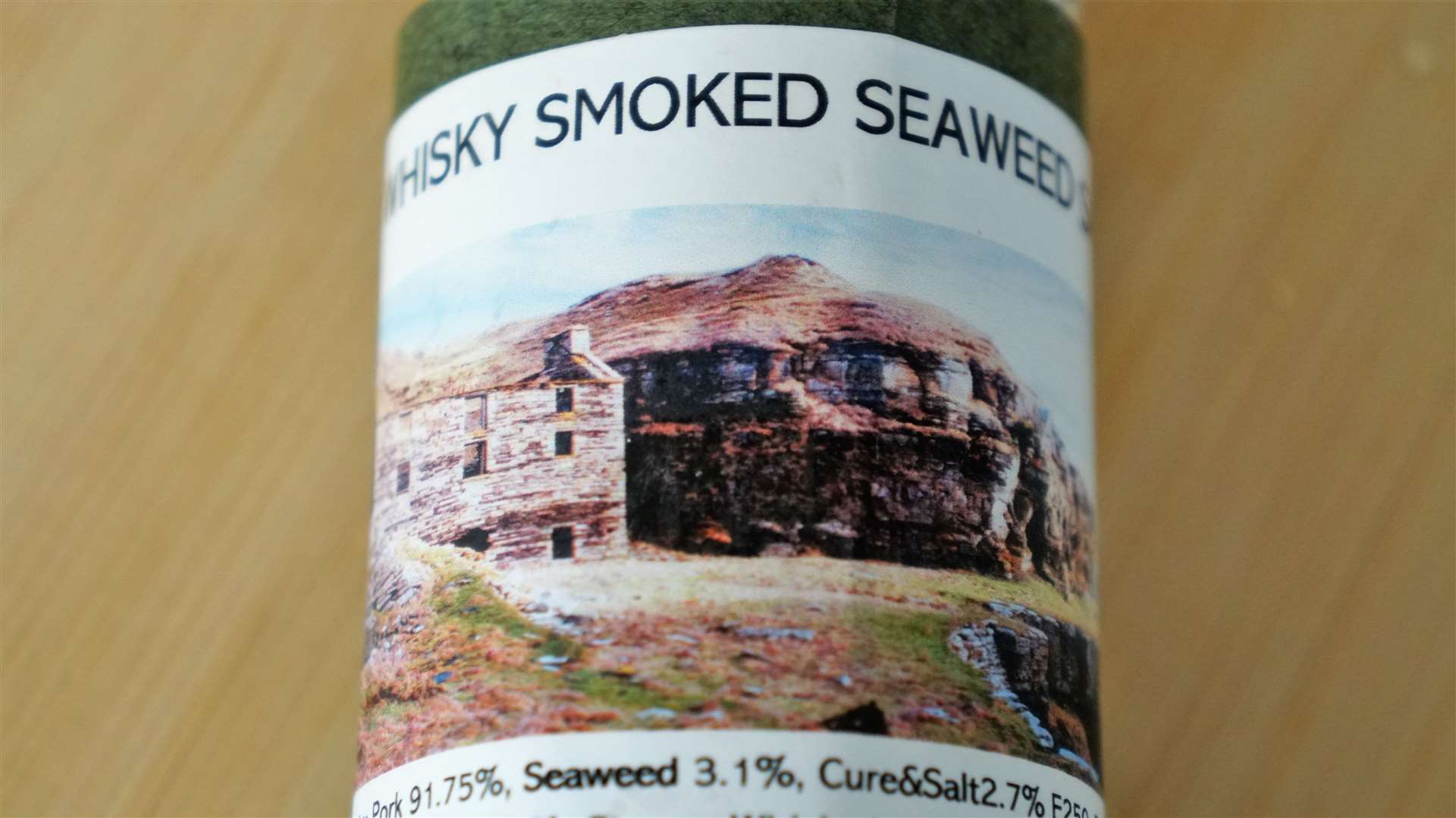 Whisky and seaweed flavoured salami. Picture: DGS