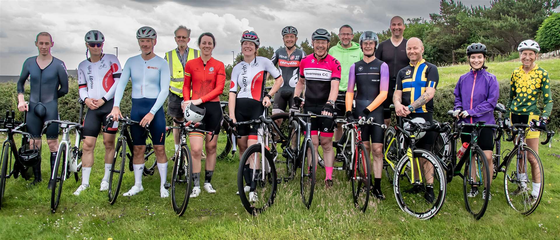 Competitors in Caithness Cycling Club’s recent Festival of Cycling, supported by Sinclair Bay Subsea, which attracted riders from Orkney and Glasgow as well as from the Highlands. Picture: Malcolm Gray