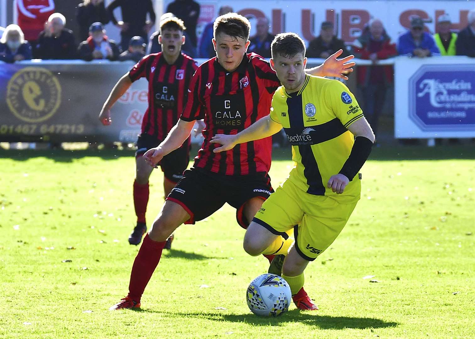 Inverurie Locos and Wick Academy in Scottish Cup action at Harlaw Park last season. Locos won 3-2. Picture: Mel Roger