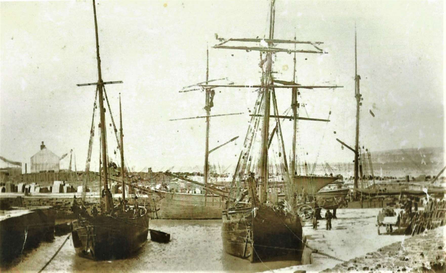 Archive image of Castlehill harbour.