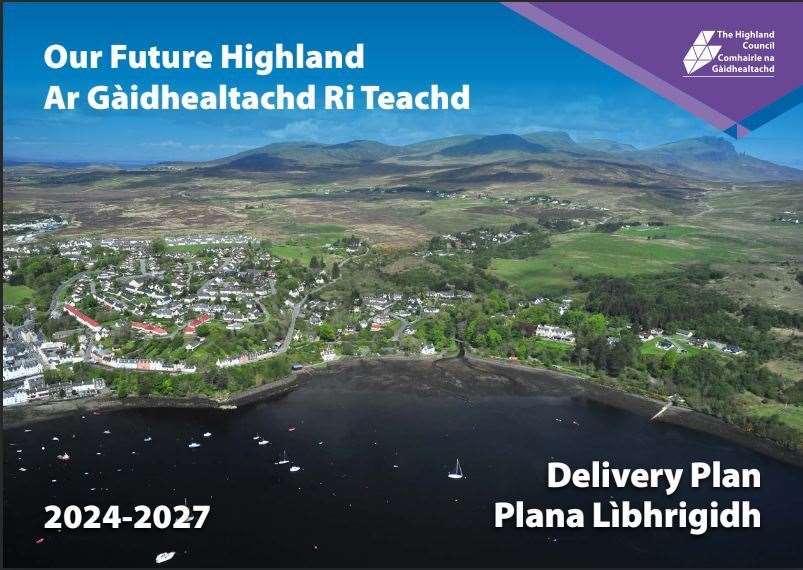 Highland Council draft delivery plan. Credit: Highland Council.