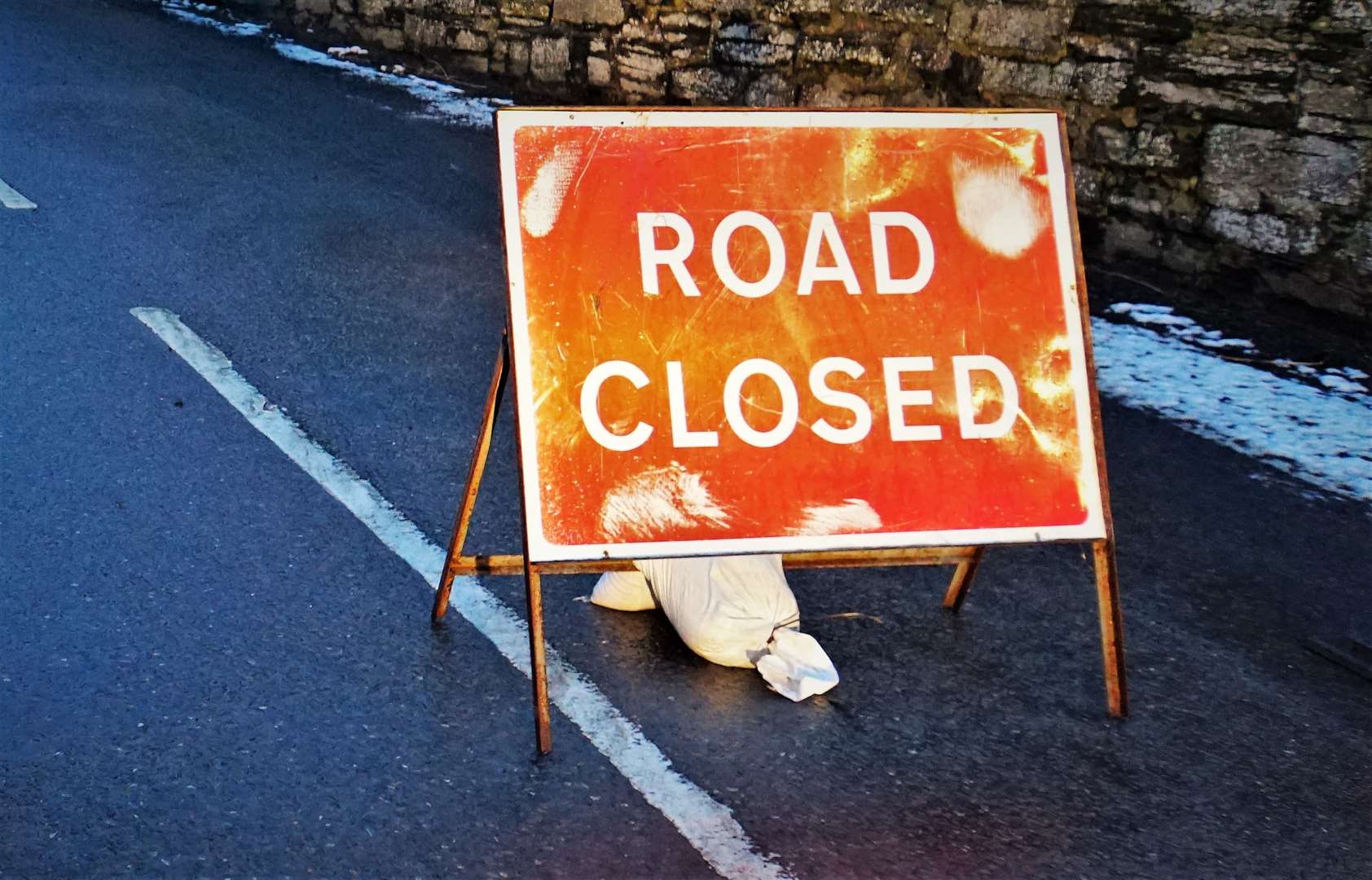 Road closures in Wick.