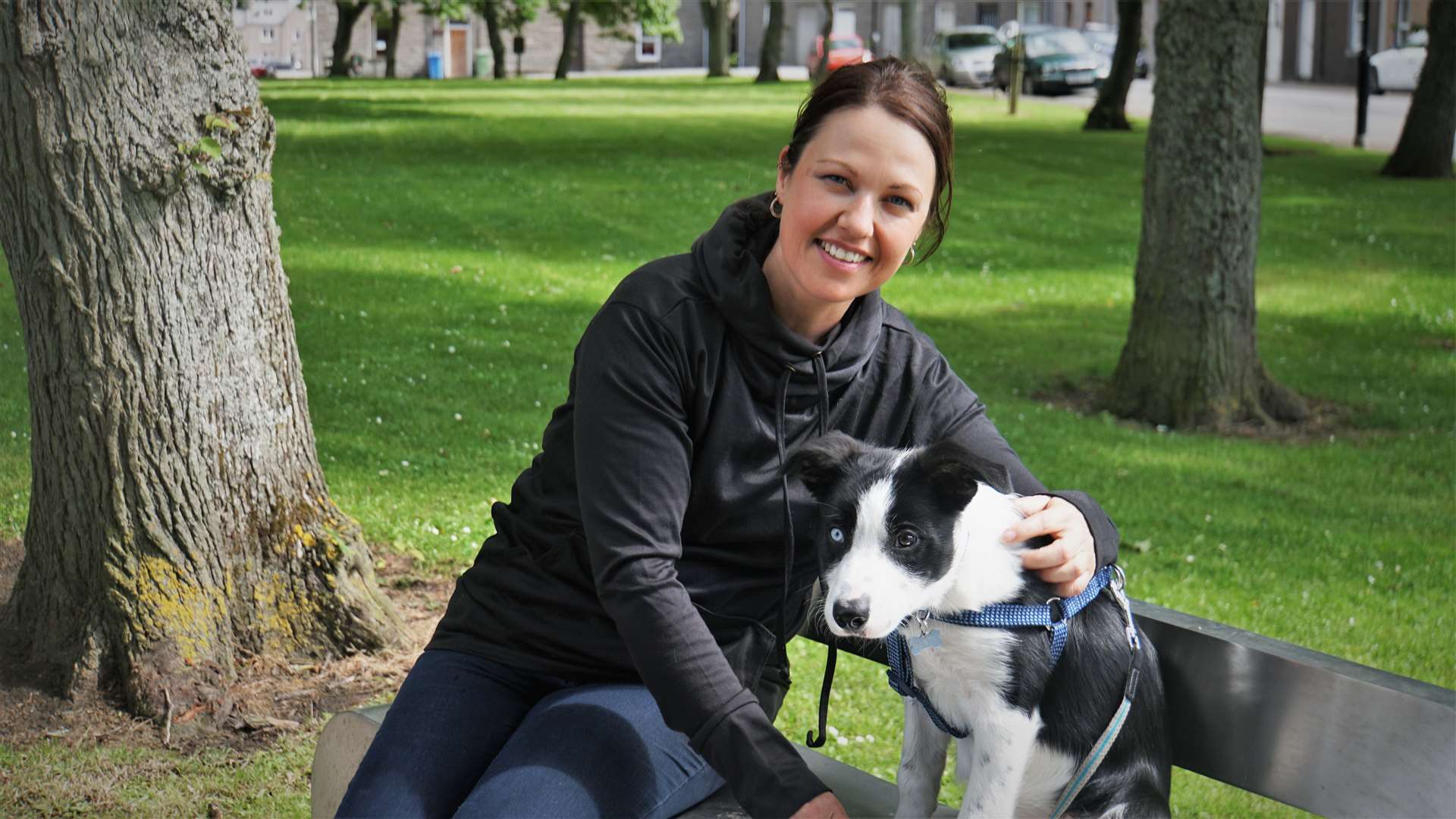 Gail Ross MSP with her dog Monty. Picture: DGS