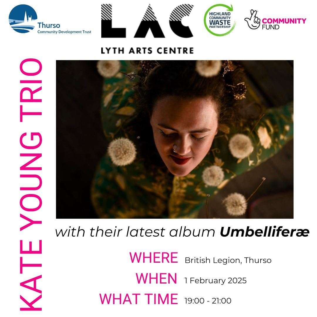 Kate Young appears as part of a Lyth Arts Centre event.