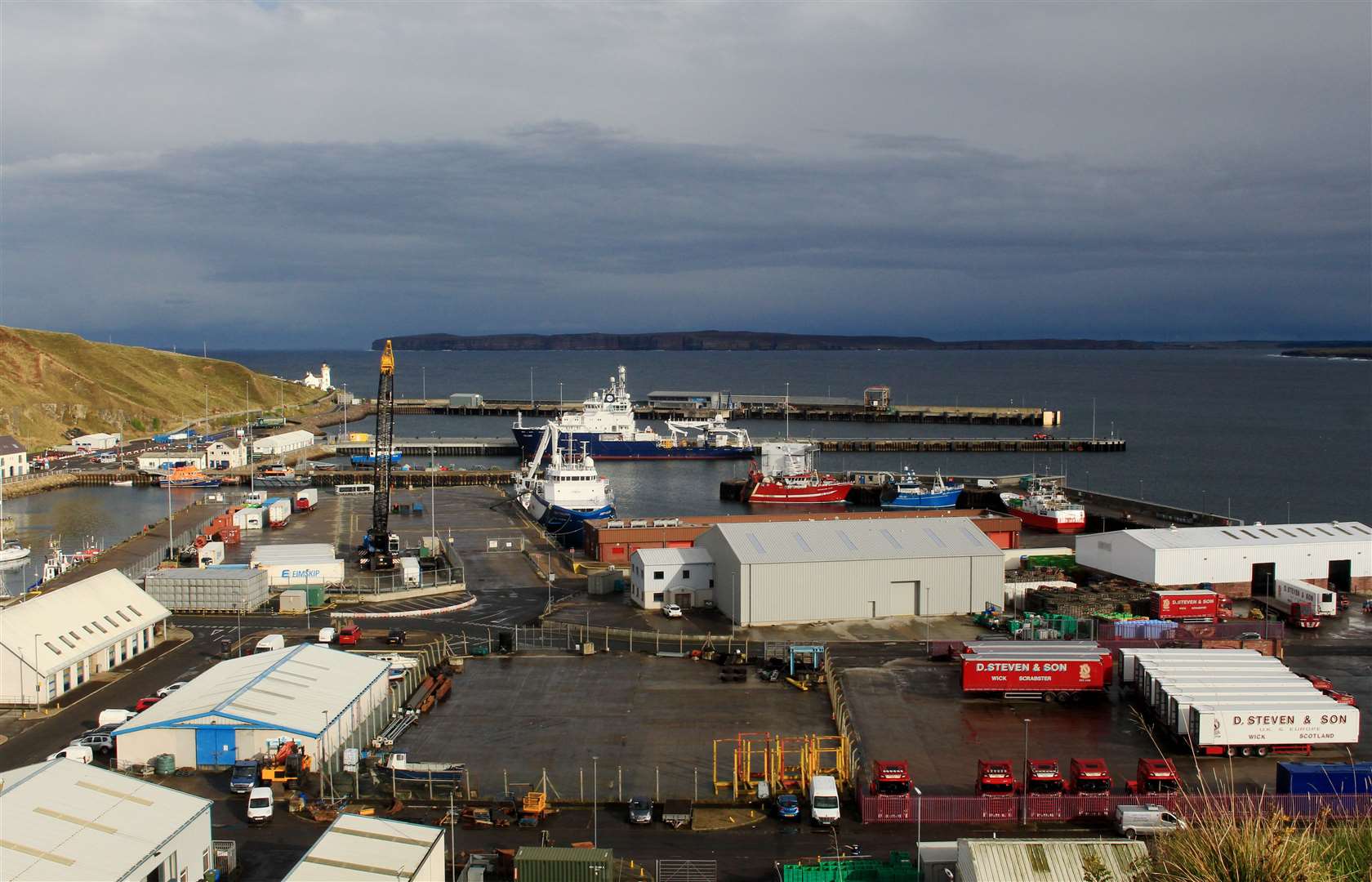 The value of fish landings at Scrabster harbour was the third highest in Scotland last year.
