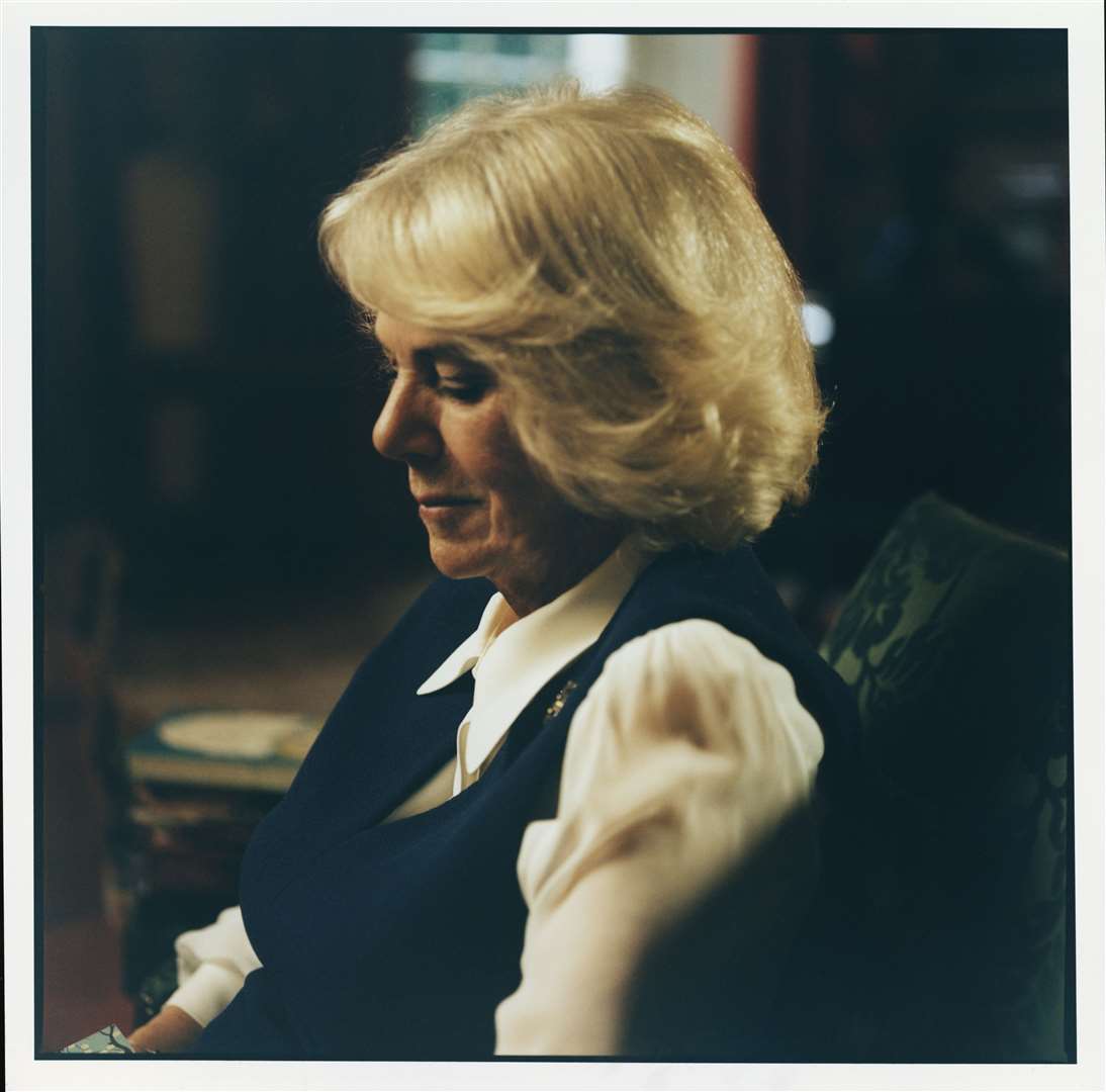 The Duchess of Cornwall’s new portrait for her Reading Room Instagram account (Jennifer Pattison for The Duchess of Cornwall’s Reading Room)