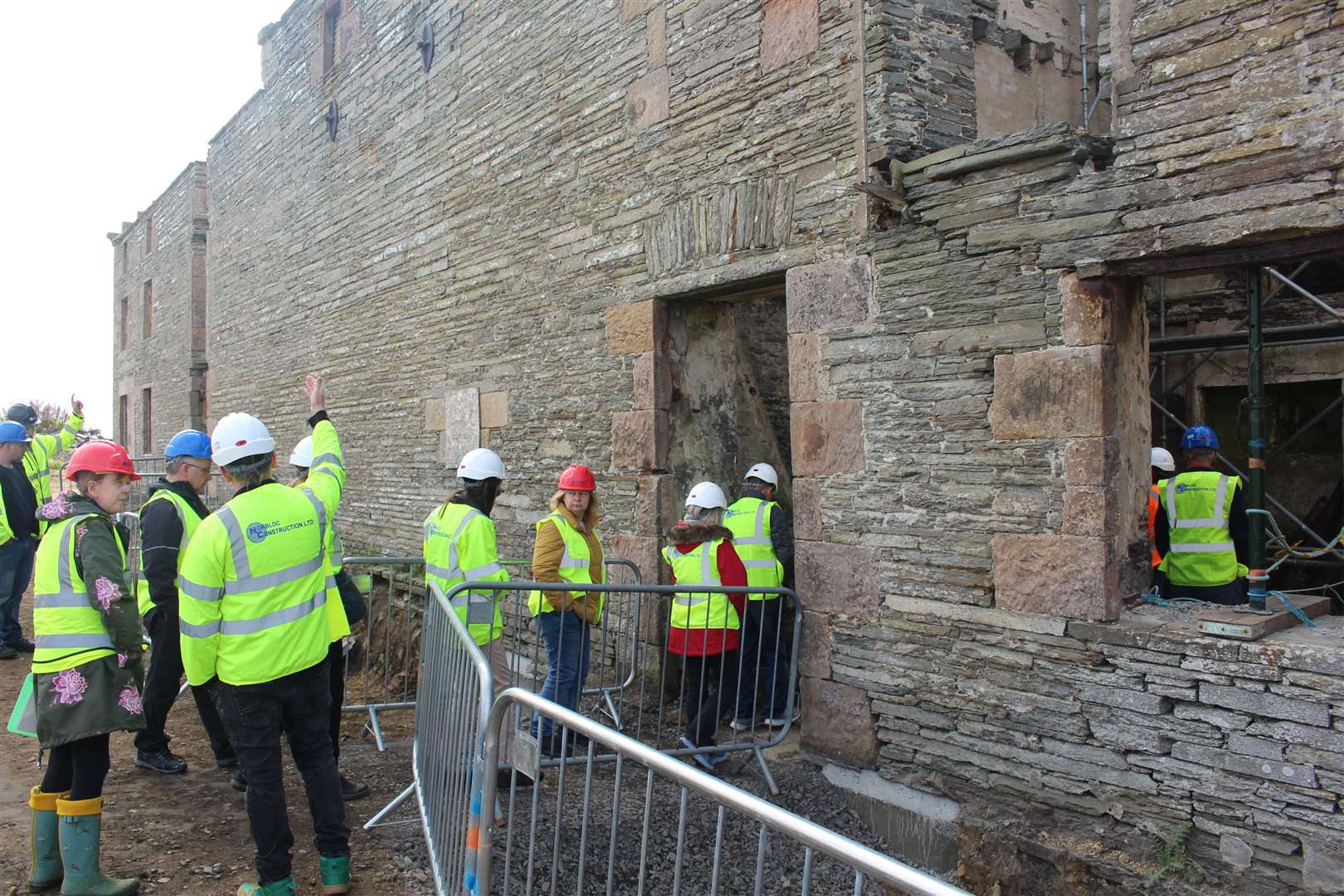 Entering part of the 1818 mill at Castletown. Picture: John Davidson