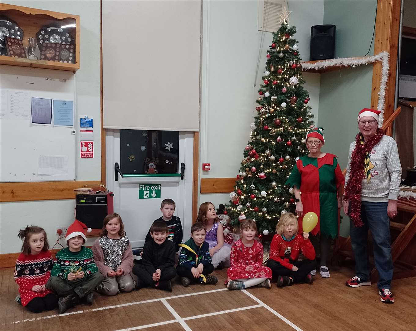 Thurso Beavers at their Christmas party.