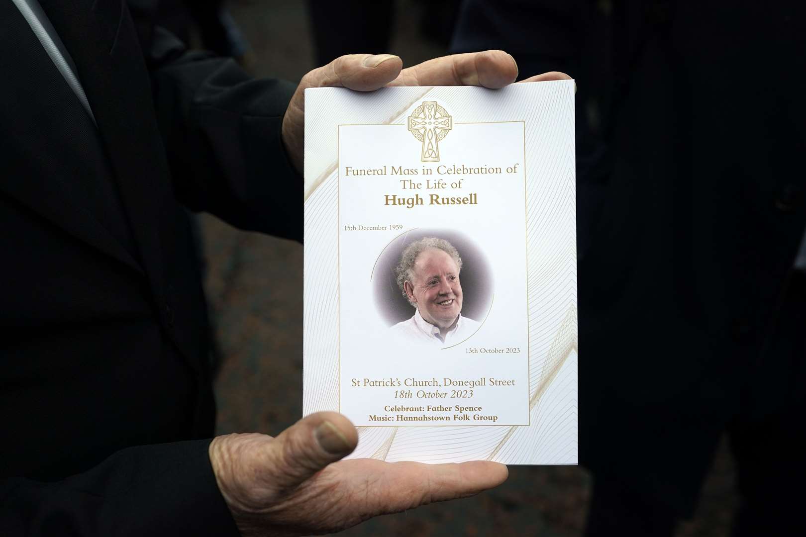 The Order of Service for the funeral of Olympic medallist boxer and press photographer (Niall Carson/PA)