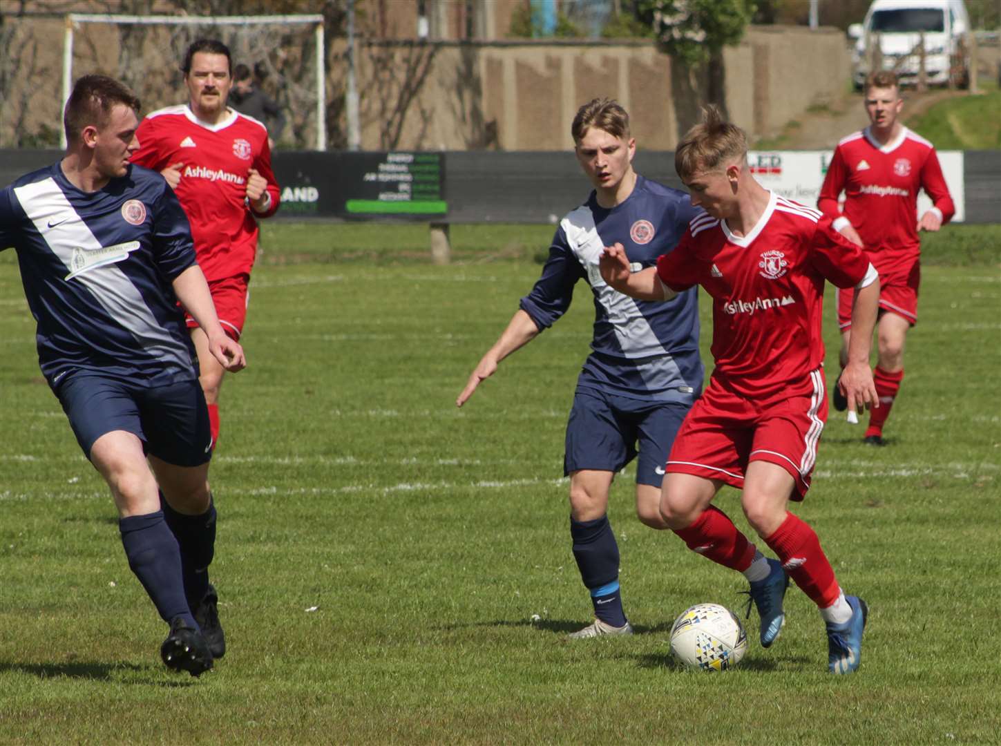 Thurso came from behind to beat Halkirk United 2-1 at the Dammies in the most recent Caithness derby in the North Caledonian League, in May this year.