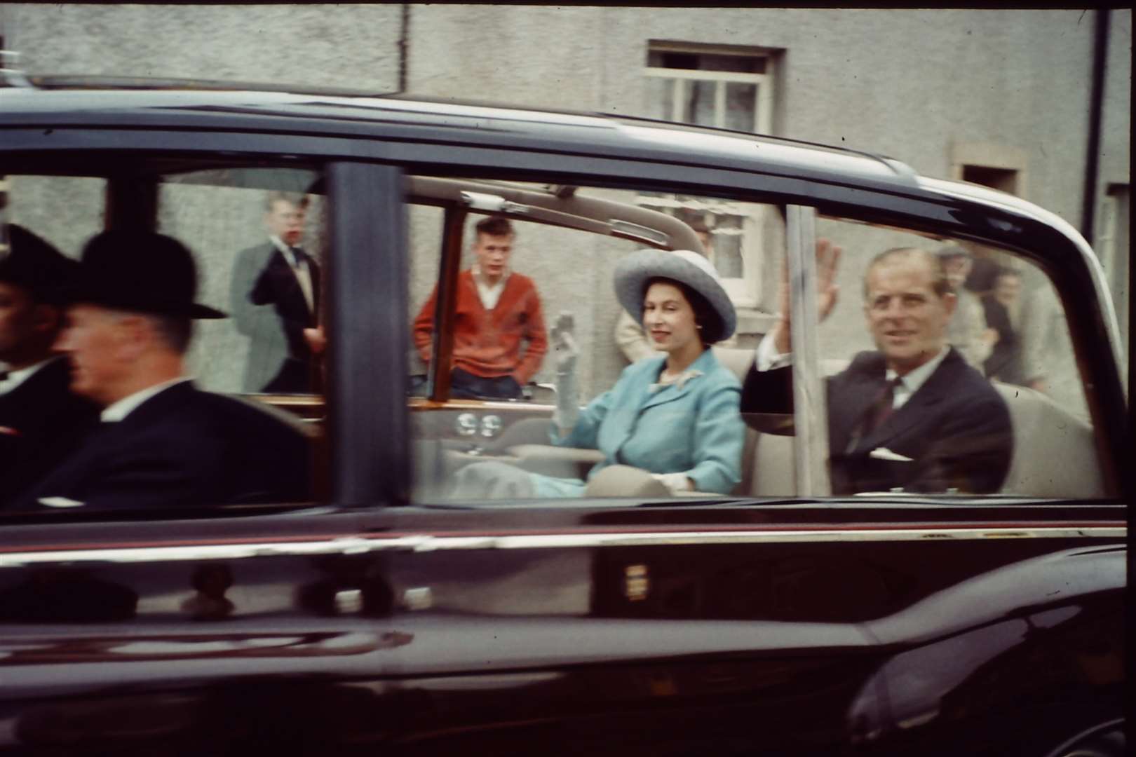 The Queen and Prince Philip being driven to Thurso Town Hall during a visit to the town in June 1964. Picture courtesy of Alan McIvor