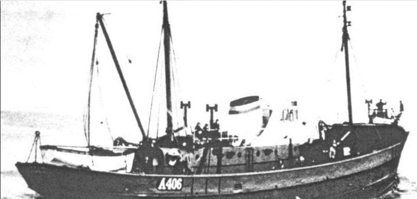 The trawler was built in 1930 for steam and then converted to diesel.