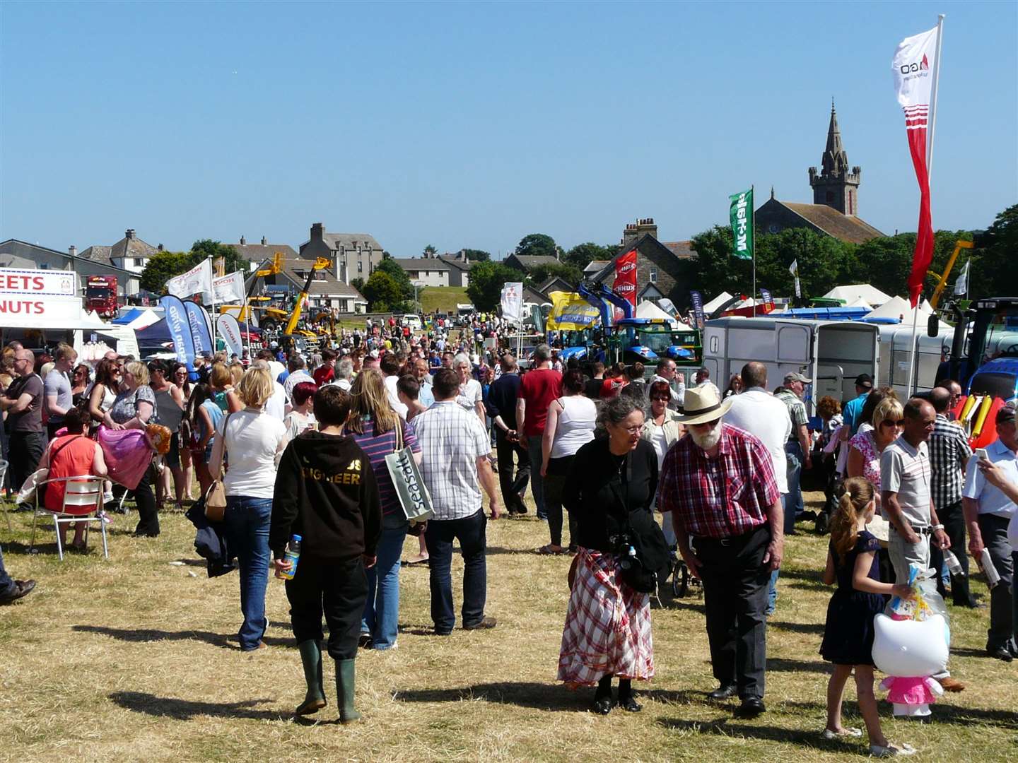 Crowds enjoying glorious sunshine at the County Show in Wick in 2013. Organisers will be hoping for similar weather at Thurso East this weekend as the show returns for the first time since the start of the pandemic.