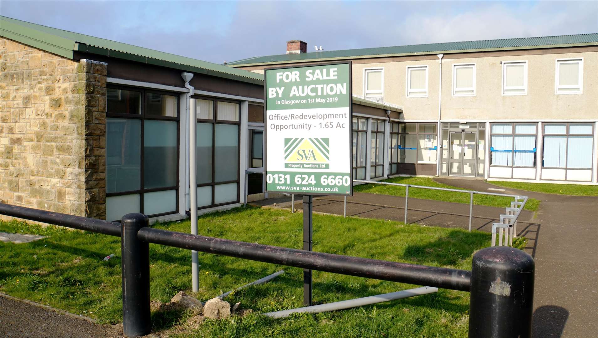 The former government buildings in Wick sold at auction last Wednesday.