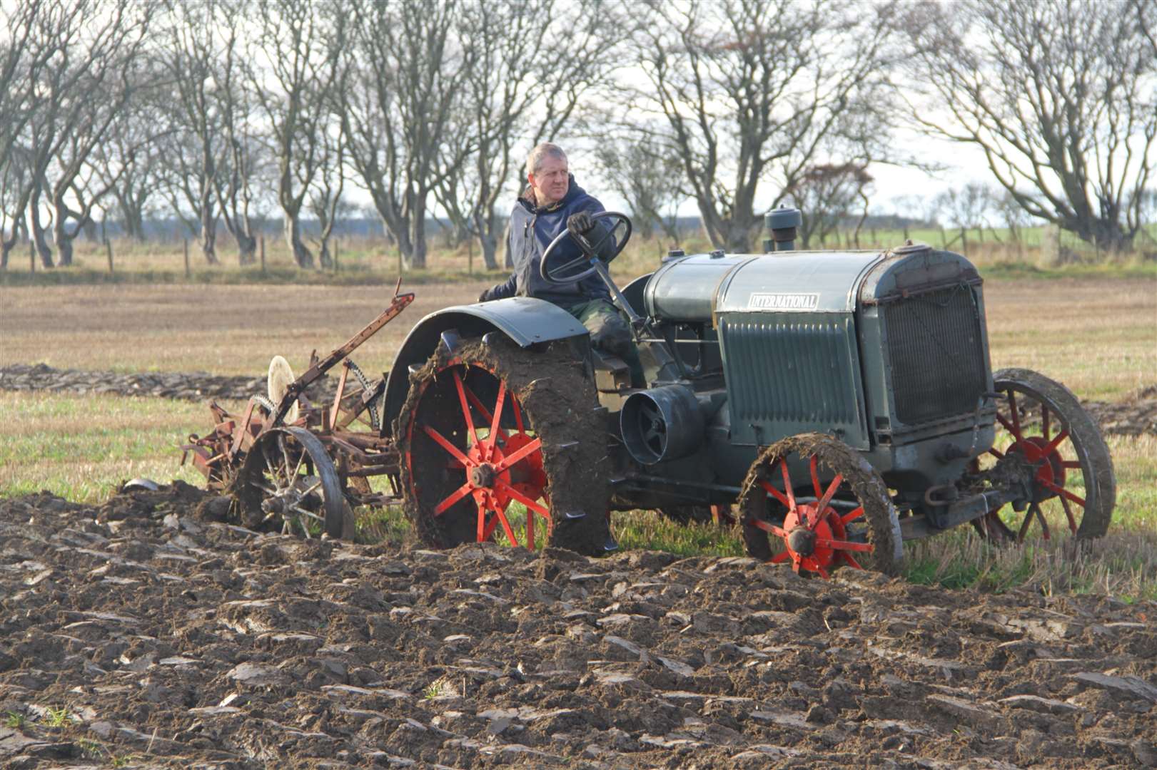 Michael Mackay, West Greenland, in action at the last Latheron Parish Ploughing Association match held at Banks Lodge, Watten, in November 2019. Picture: Willie Mackay