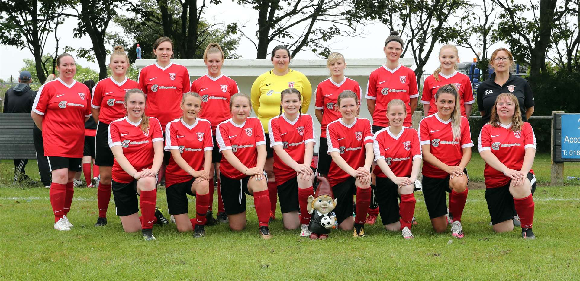 The Caithness ladies after beating Orkney 4-0 at the Dammies in the SWF Highlands and Islands League. Picture: James Gunn