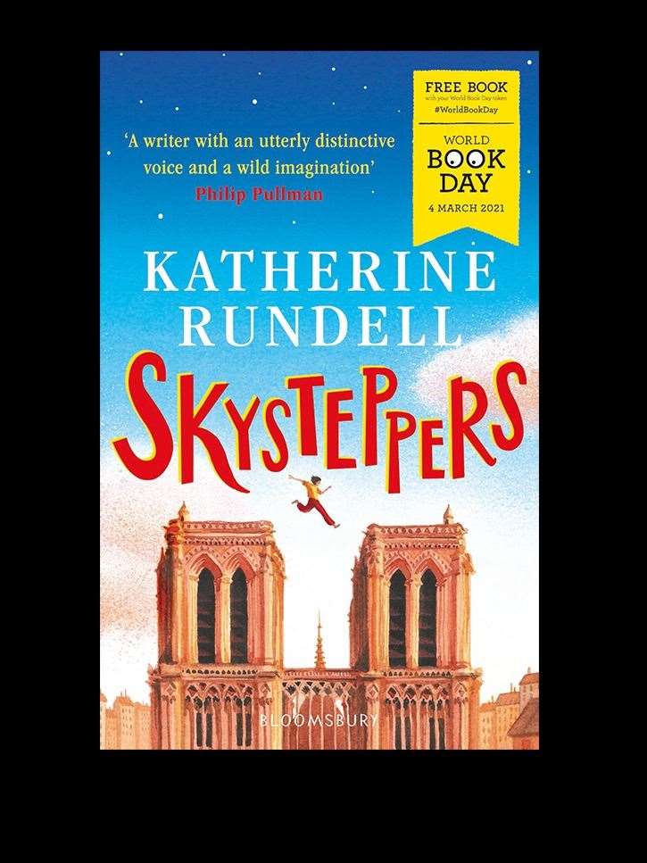 Skyesteppers Cover. Picture: https://www.worldbookday.com/book/skysteppers/