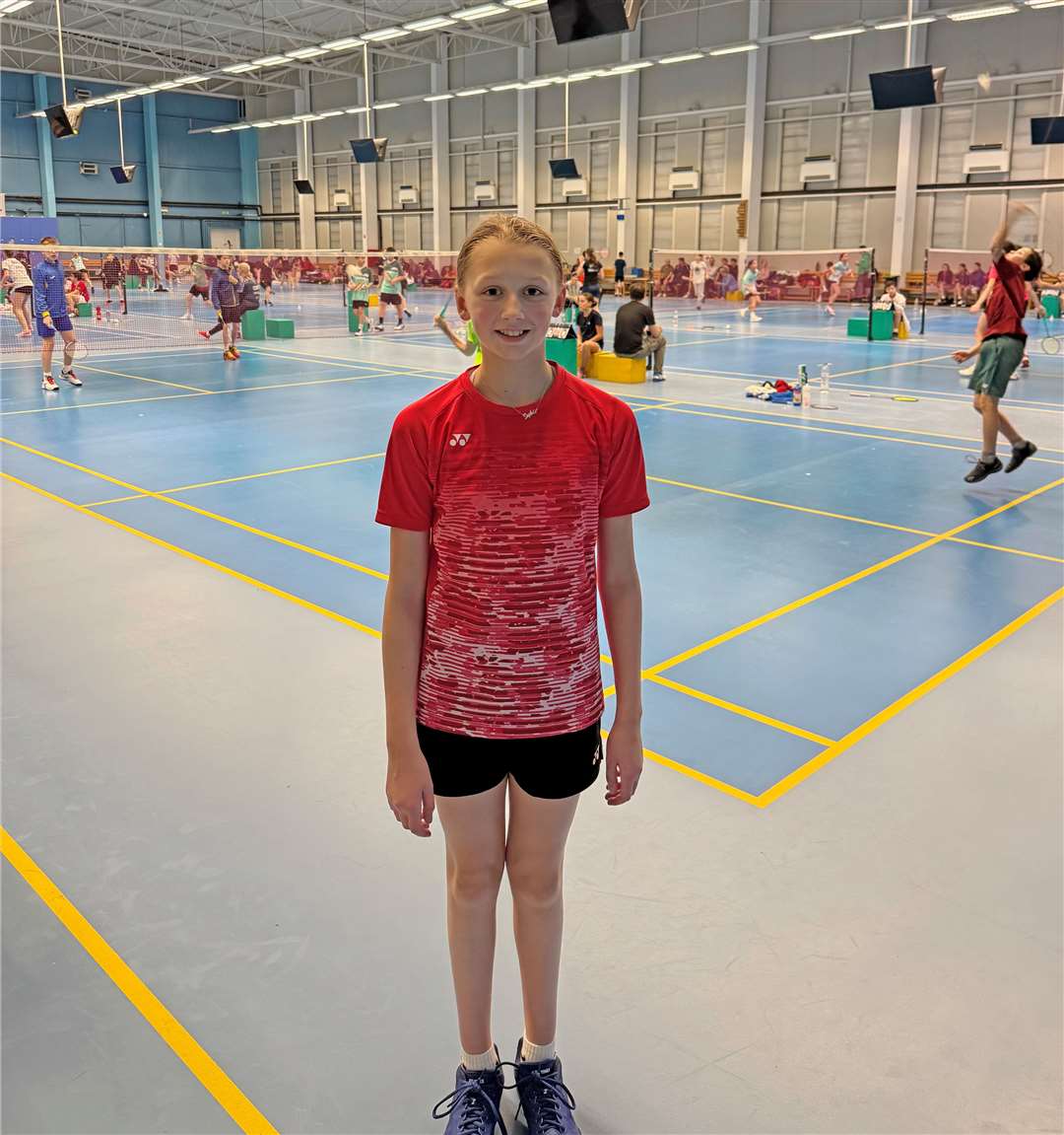 Sophie Mackay at the international competition in Hungary.