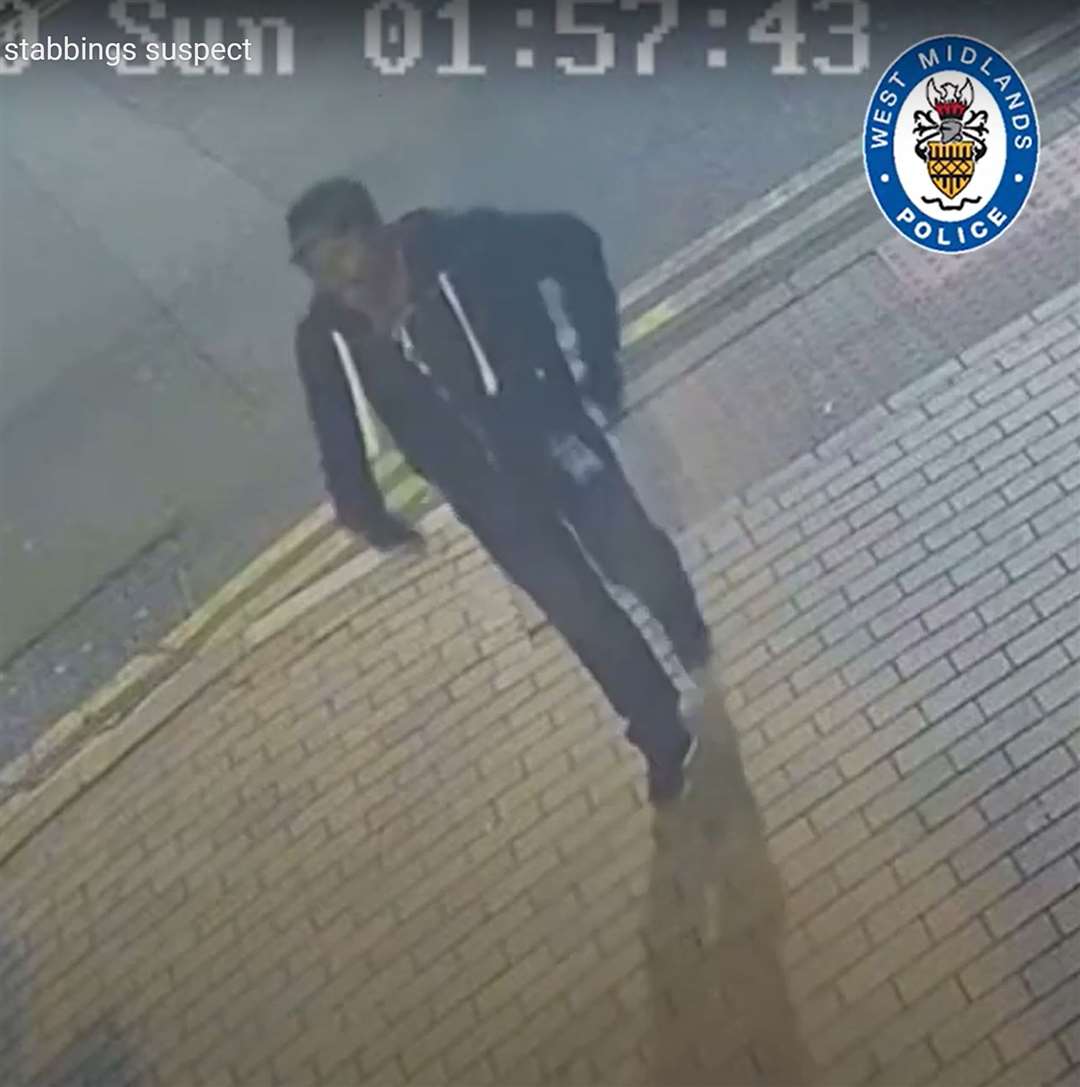 Screen grab taken from CCTV issued by West Midlands Police (West Midlands Police/PA)