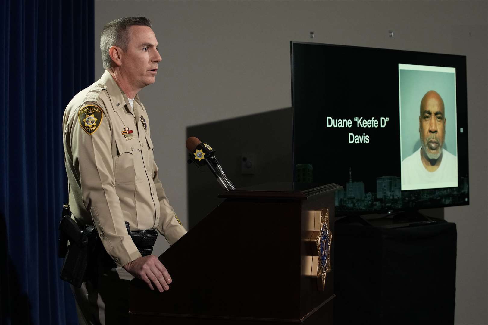 Las Vegas police lieutenant Jason Johansson (John Locher/AP)