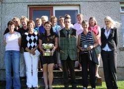 Some of those involved in the recent ladies open held at Reay Golf Club.