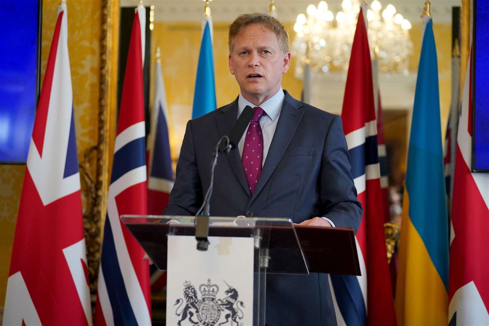 The decision was reversed when Grant Shapps became Defence Secretary (Lucy North/PA)