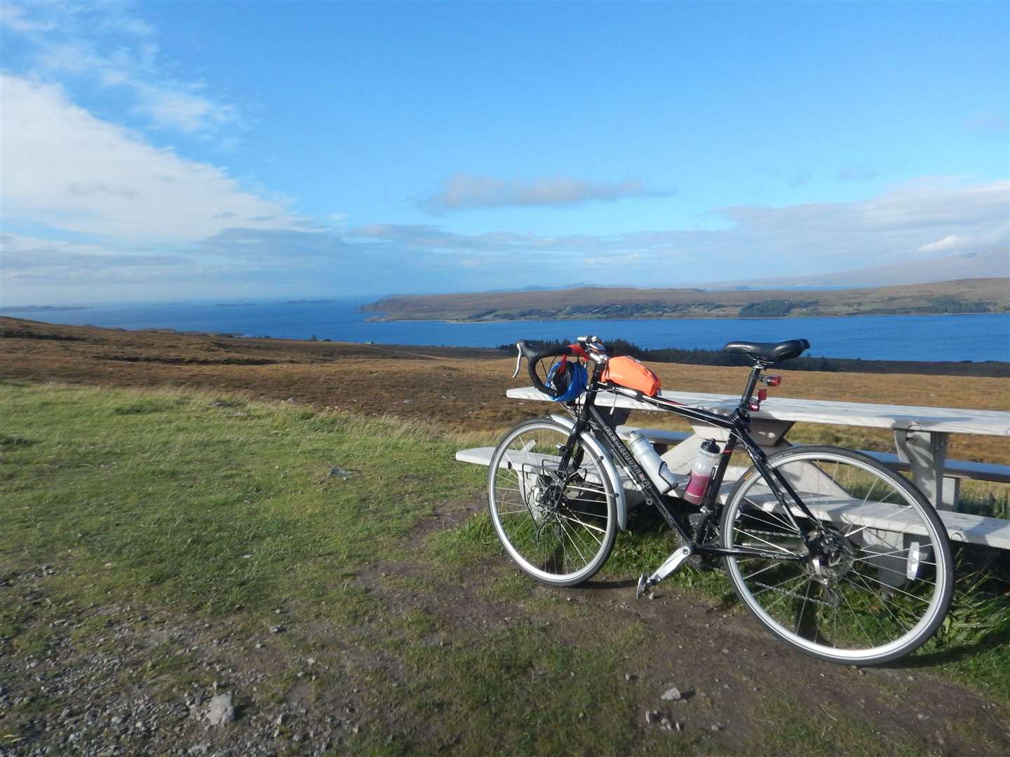 West coast views during the NC500 cycle.