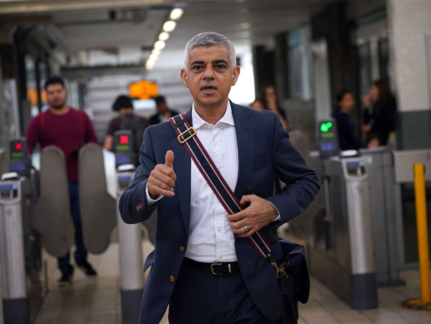 Mayor of London Sadiq Khan will extend Ulez to all London boroughs this month (Yui Mok/PA)