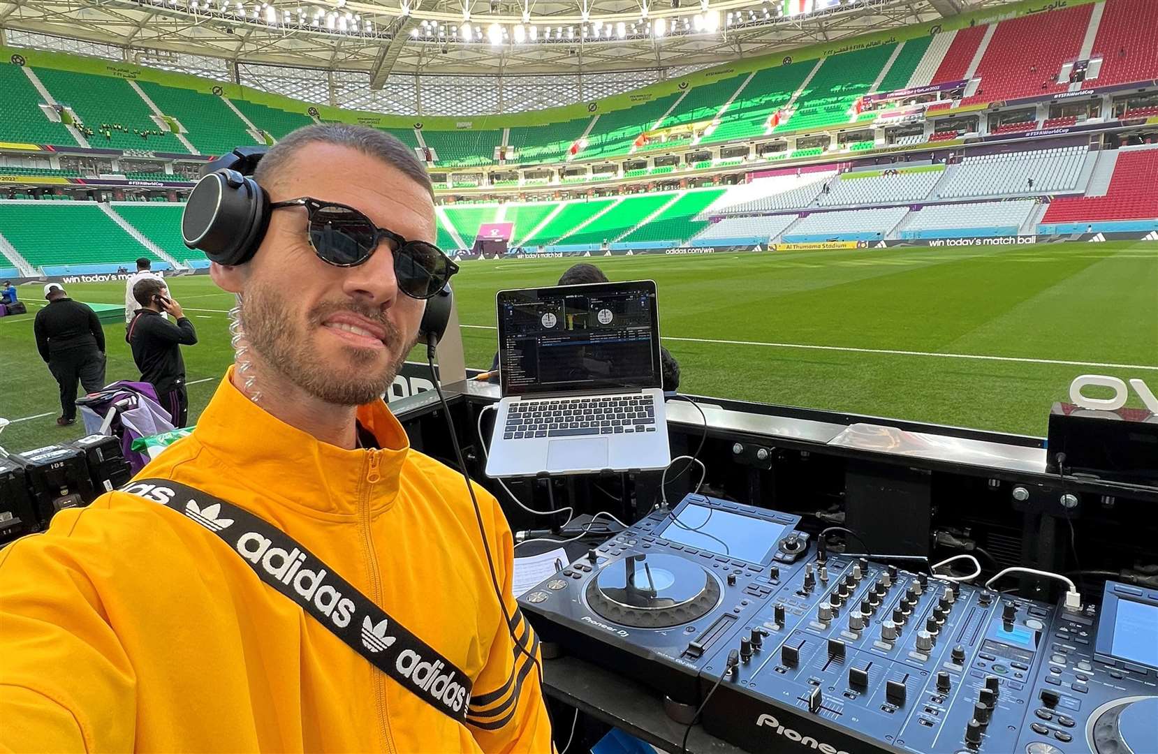 Tony Perry is one of the official World Cup stadium DJs (Tony Perry/PA)