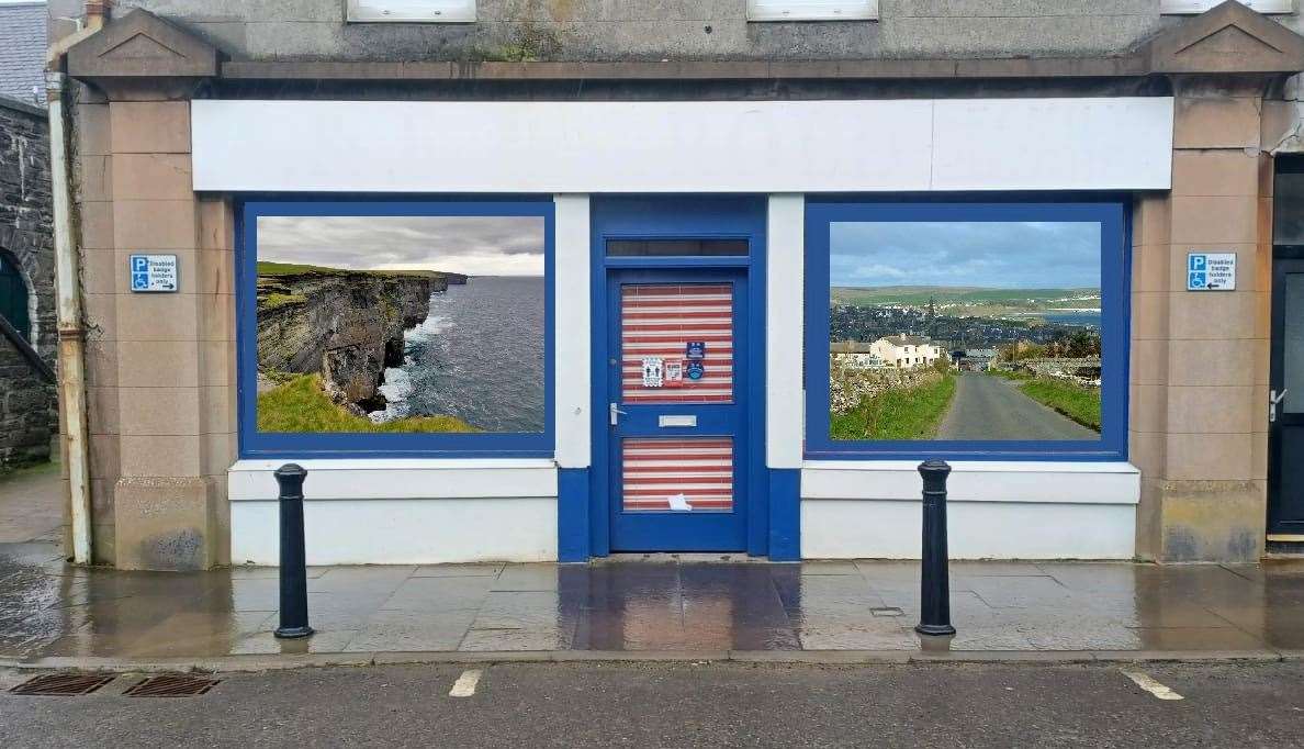 A computer generated mock-up of how the shops in Thurso could look.