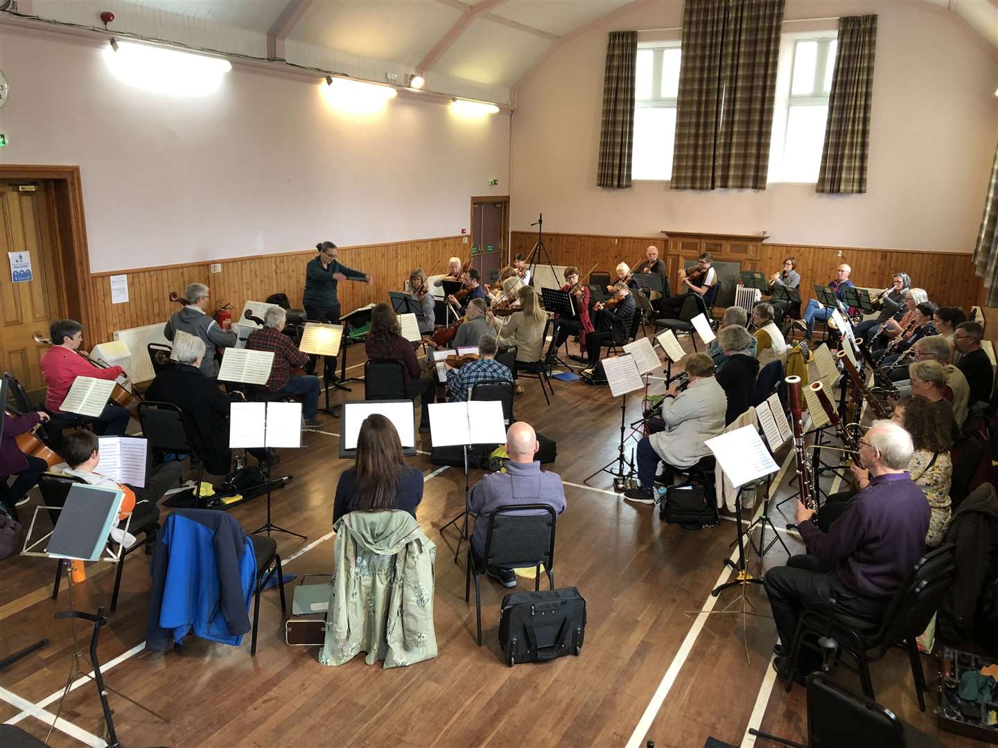 The Caithness Orchestra playing Tchaikovsky in Halkirk earlier this month.