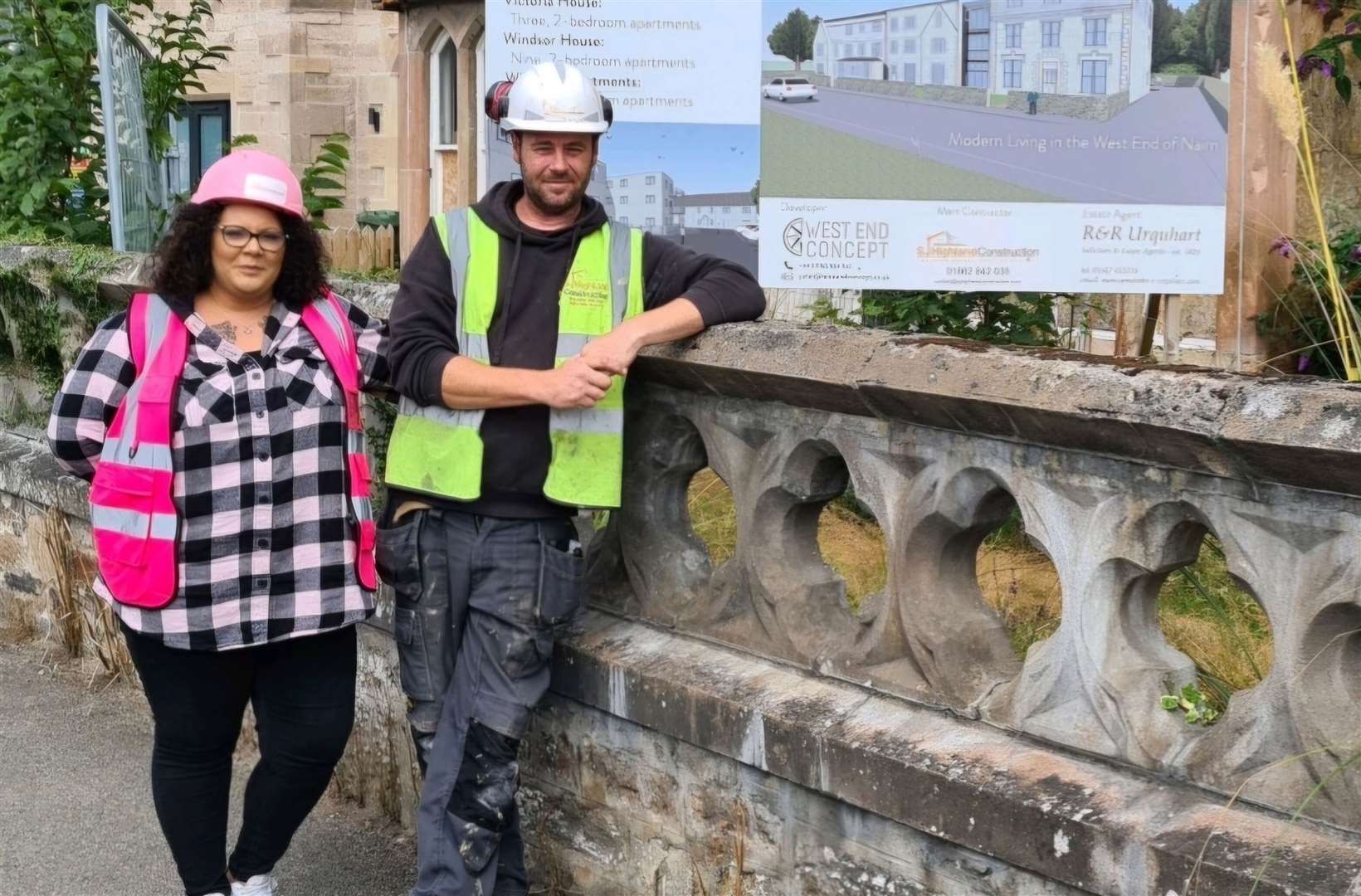 Samia and Johnny Walsh, directors if SJ Highland Construction.