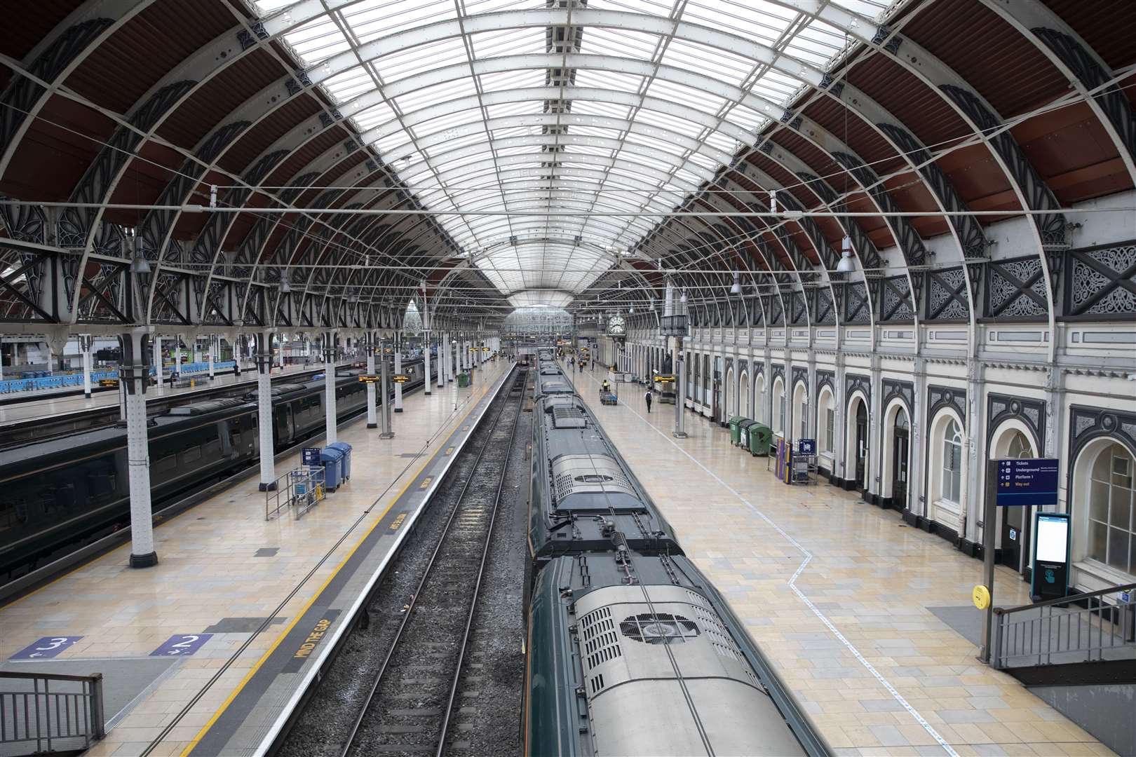 Rail strikes have continued to disrupt thousands of services across the UK this week (Ashlee Ruggels/PA)