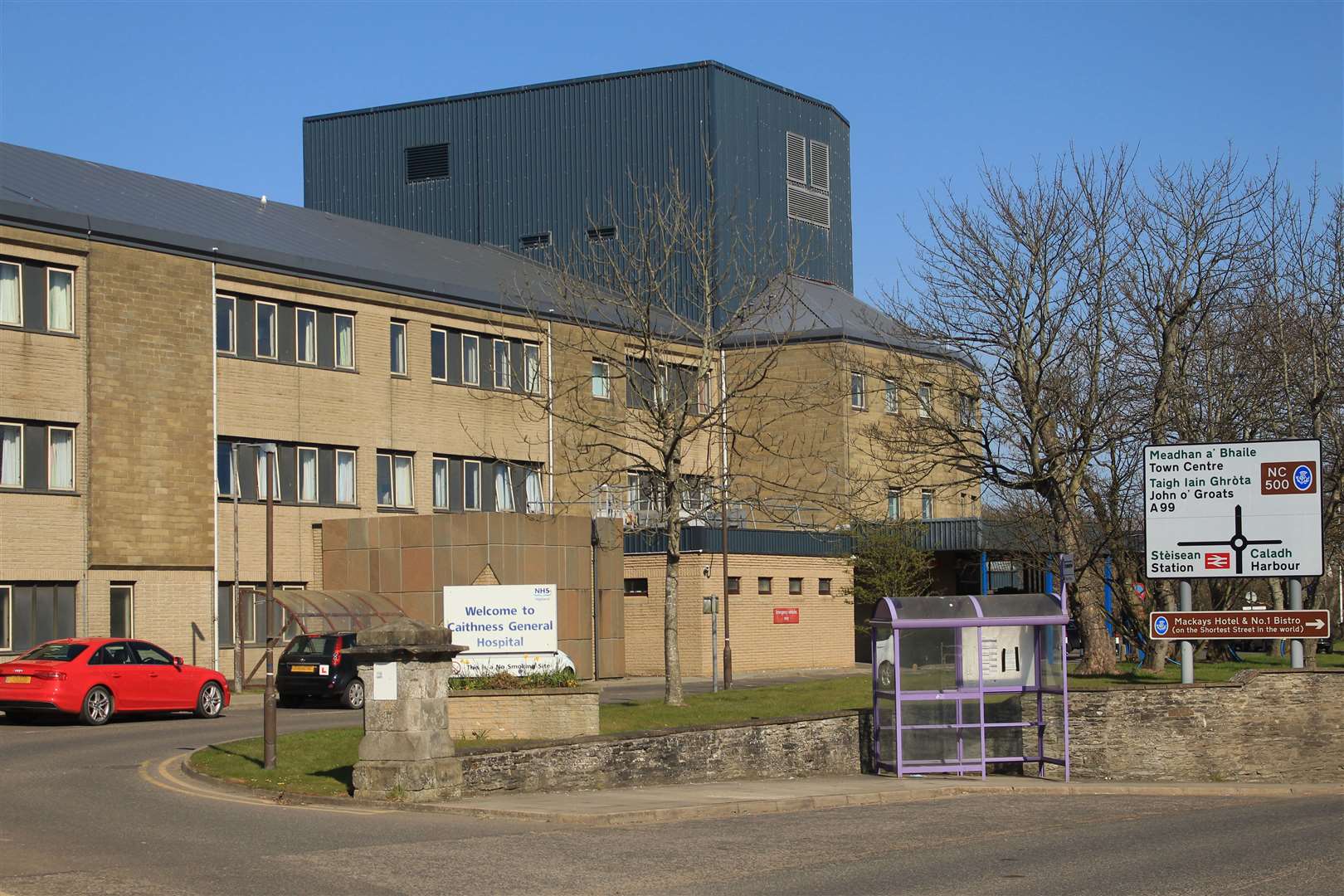 Caithness General Hospital in Wick. NHS Highland says normal patient care is continuing.