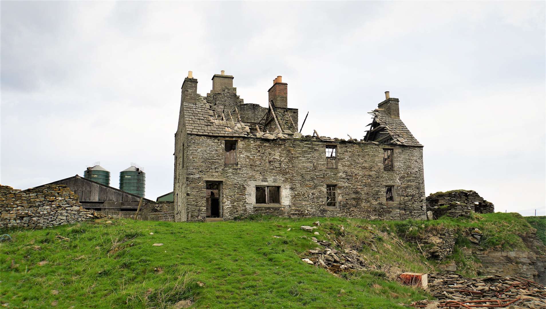 Prince Charles' watercolour appears to be Brims Castle located about four miles west of Thurso. Picture: DGS