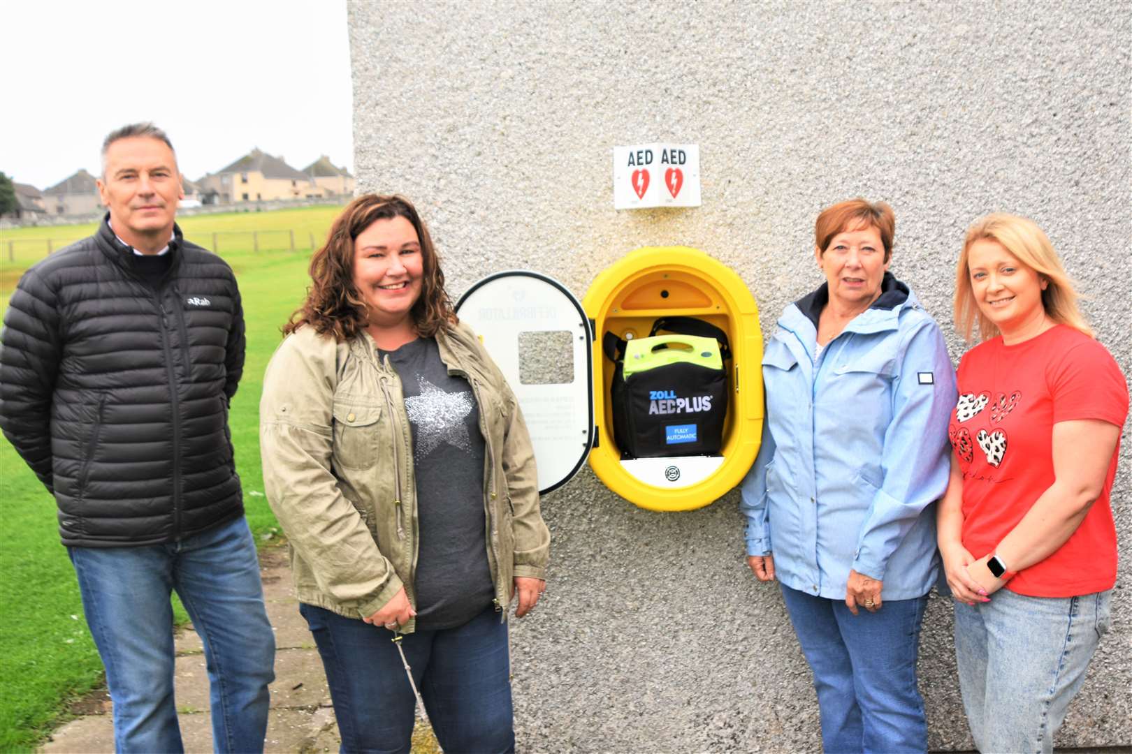 The defibrillator was installed at the Upper Bignold Park, Wick.