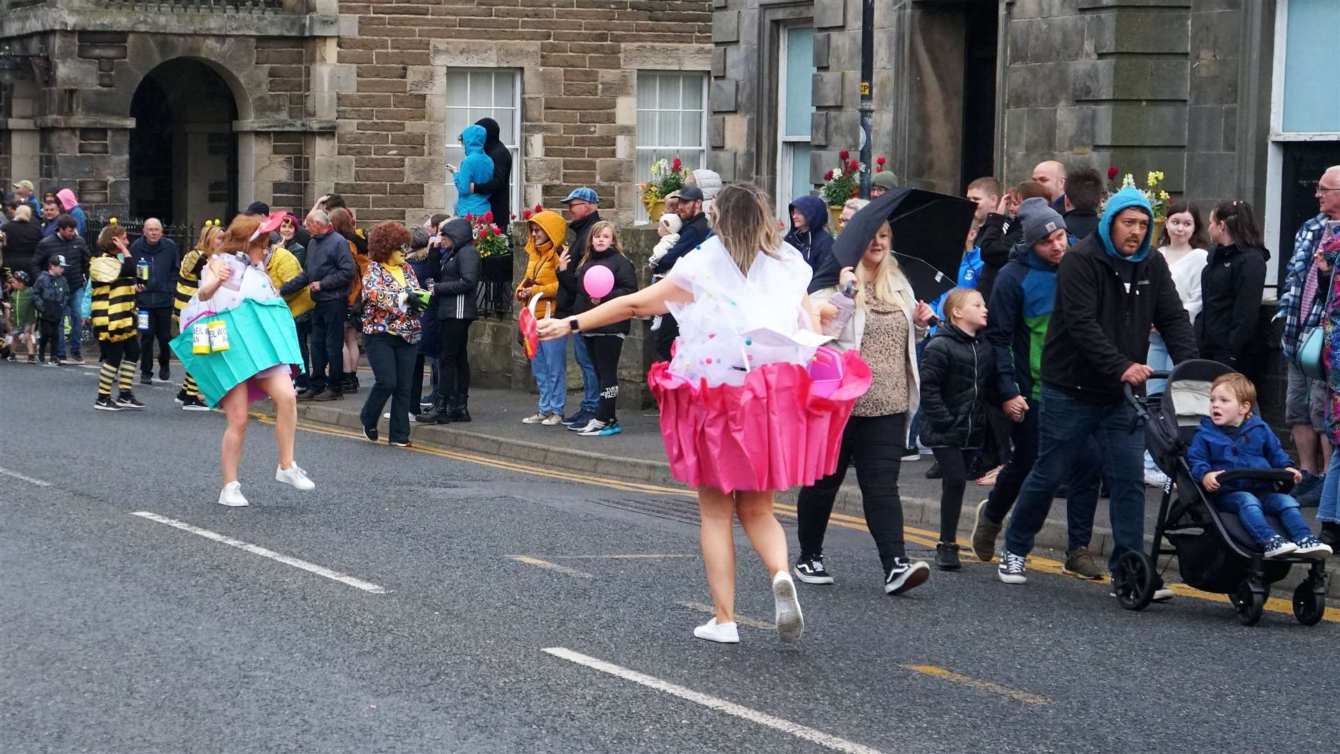 Procession of floats and fancy dress for Wick Gala Week 2022. Picture: DGS