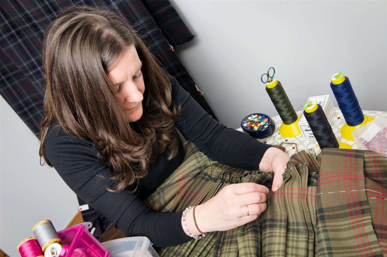 Budding kiltmaker Zoe Farquhar is set to continue her training.