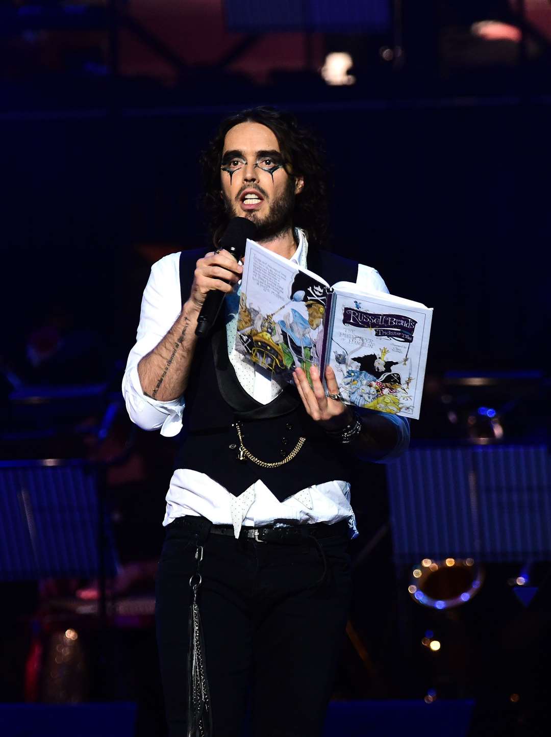 Russell Brand at the Royal Albert Hall (Ian West/PA)
