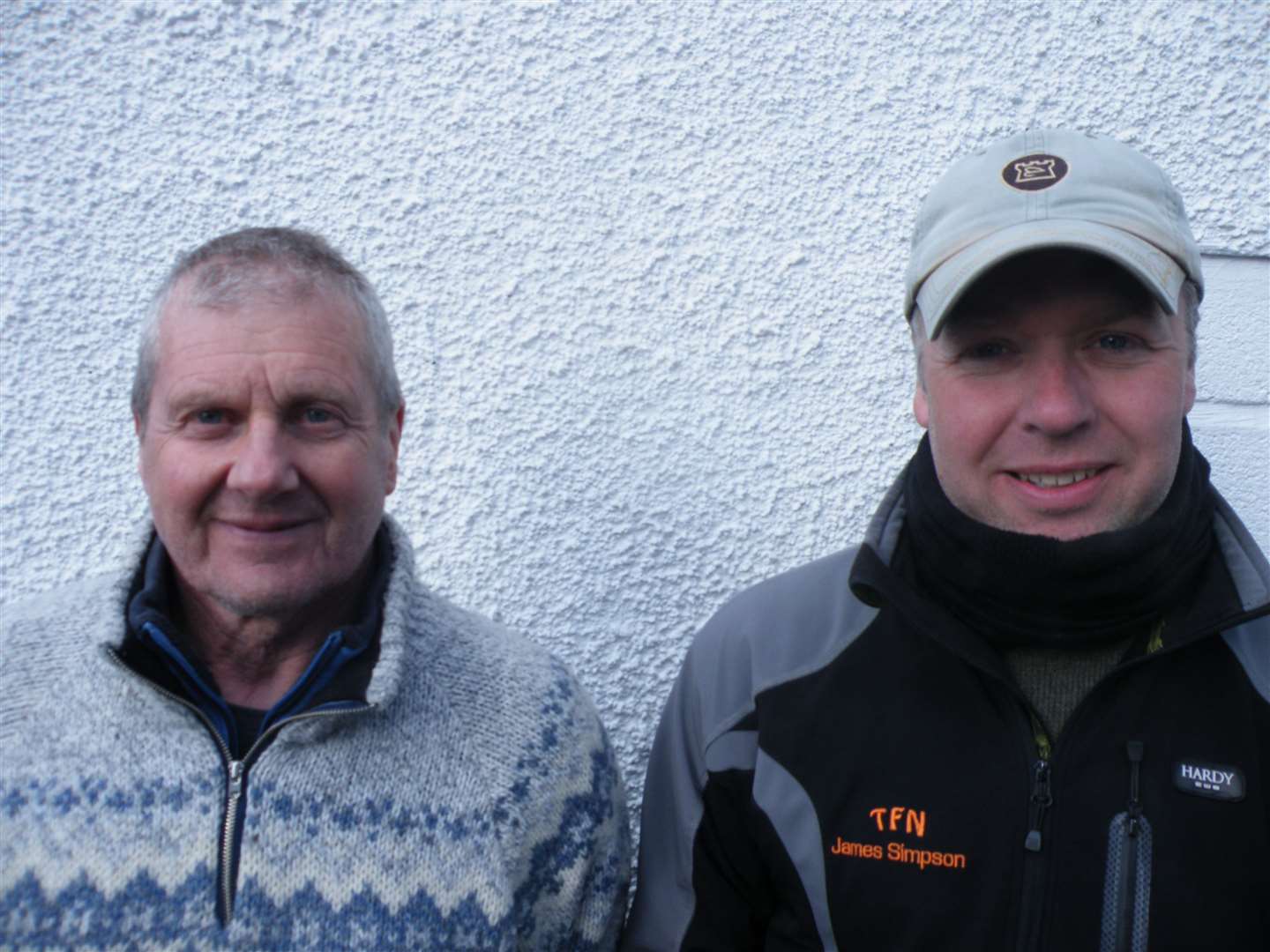President’s Quaich winner Angus MacDonald (left) with James Simpson who had the heaviest fish.