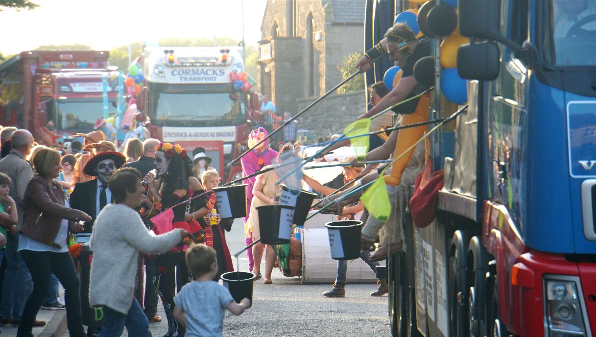 The gala procession – traditionally a highlight of the year for Wickers. Picture: DGS