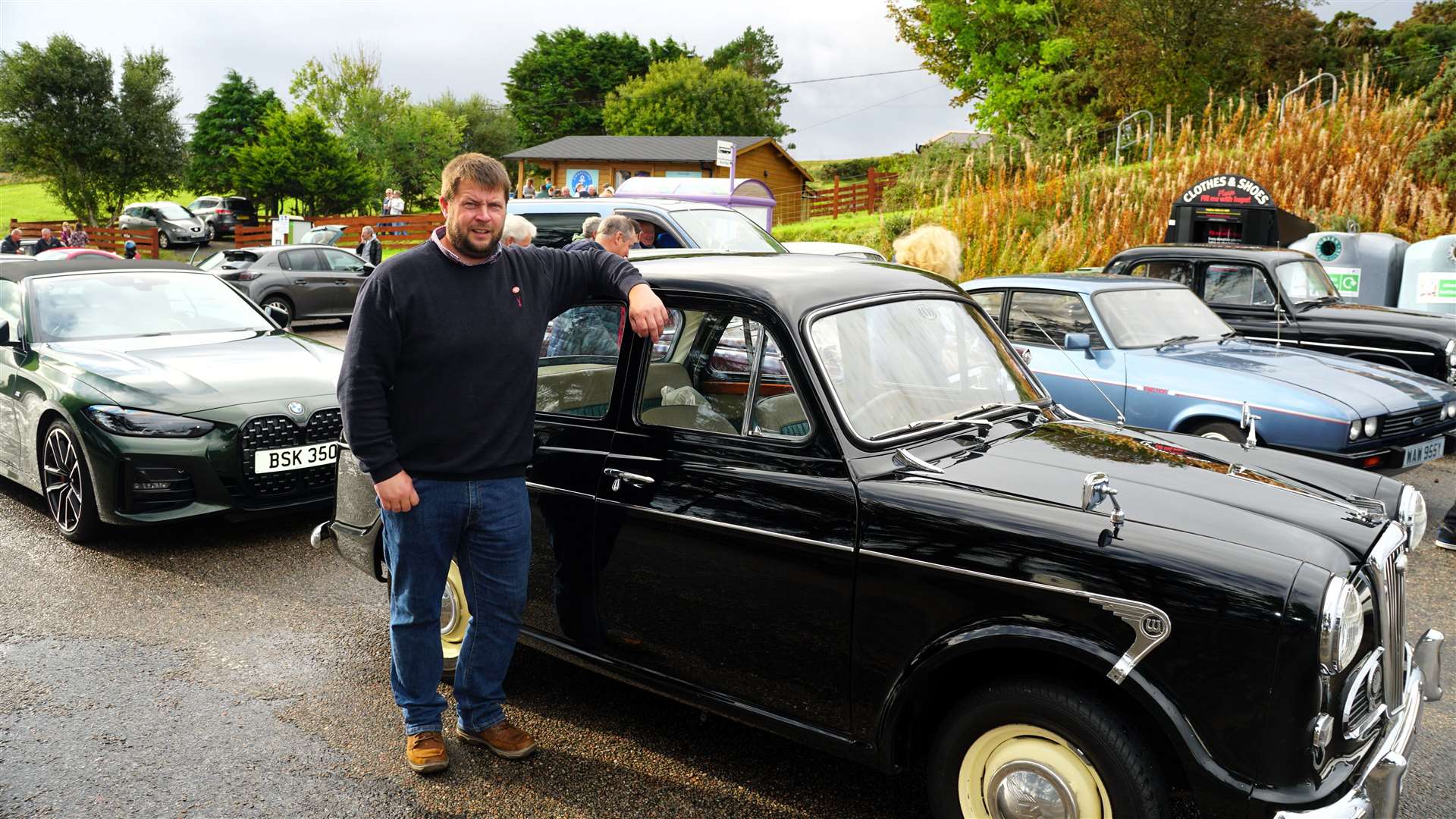 James Green at a memorial run a few months ago for his late grandfather David Green who was a highly regarded vintage vehicle club stalwart. Picture: DGS