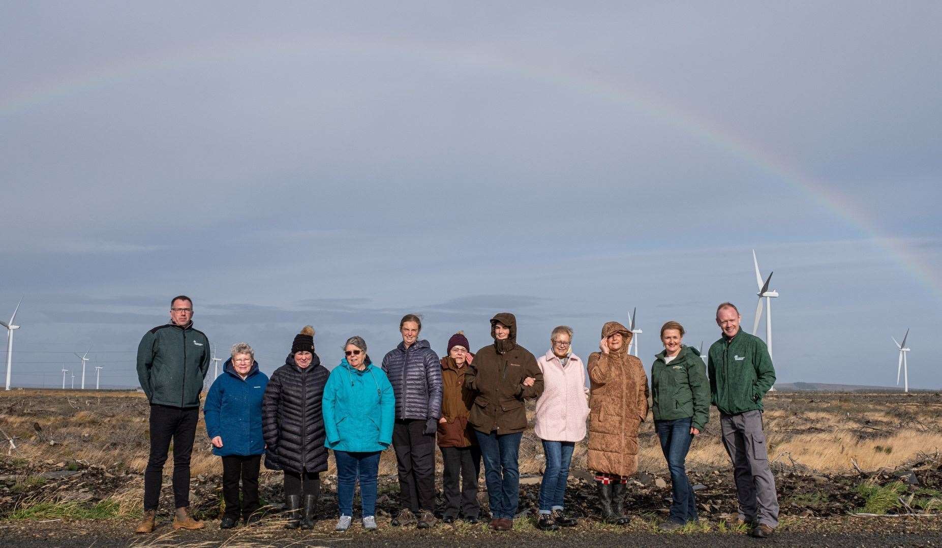 Community representatives from across Caithness joined ScottishPower Renewables at Halsary wind farm to launch the new £3.75 million community benefit fund.