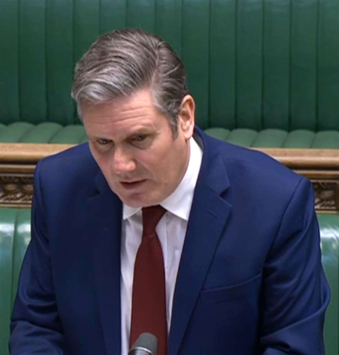 Sir Keir Starmer insisted ‘now is not the time for tax rises’ (House of Commons/PA)