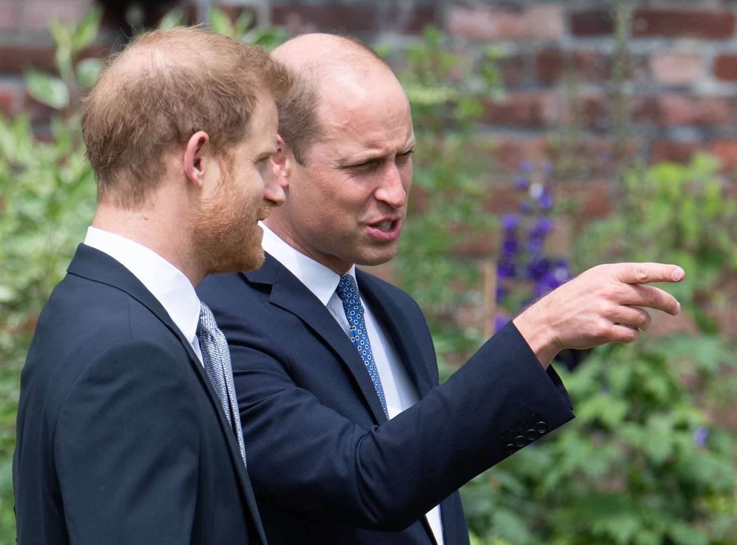 Harry and William feature throughout the book Endgame (Dominic Lipinski/PA)